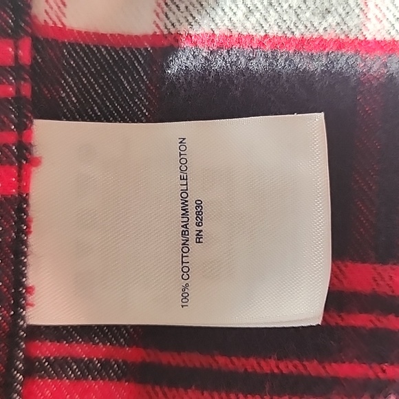 Lands End Men's Flannel XXL - Picture 5 of 6